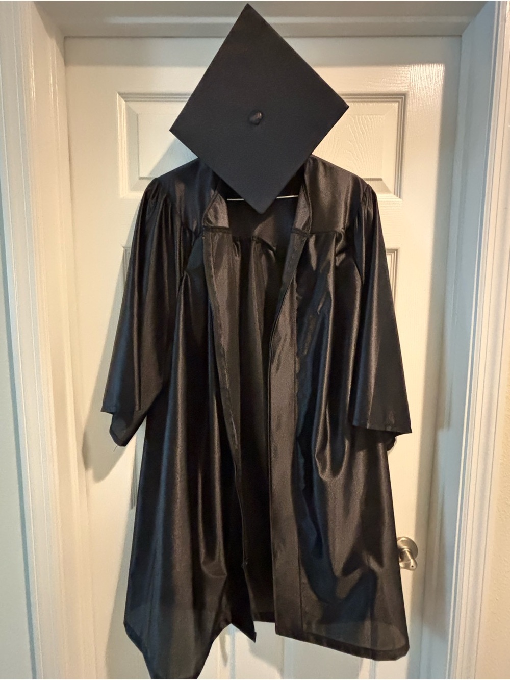 Black Graduation Gown & Cap